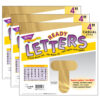 ERST-479-3.jpg Gold Metallic 4" Casual Uppercase Ready Letters, 71 Per Pack, 3 Packs