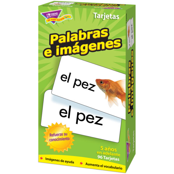 ERST-53006-3_4.jpg Palabras e imágenes (SP) Skill Drill Flash Cards, Pack of 3