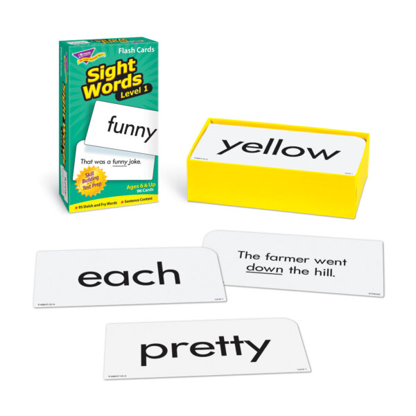 ERST-53017-3_1.jpg Sight Words Level 1 Skill Drill Flash Cards, 3 Packs