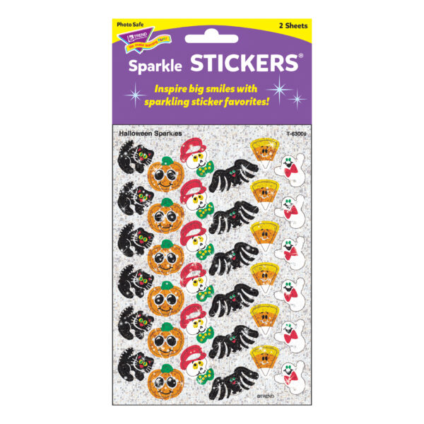 ERST-63009-12_2.jpg Halloween Sparkles Sparkle Stickers, 72 Per Pack, 12 Packs
