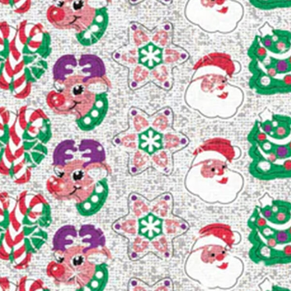 Christmas Joys Sparkle Stickers, 72 Per Pack, 12 Packs