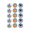 Sea Animals-Blueberry Stinky Stickers, 60 Per Pack, 6 Packs