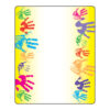 Rainbow Handprints Terrific Labels, 36 Per Pack, 6 Packs