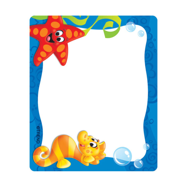 Sea Buddies Terrific Labels, 36 Per Pack, 6 Packs