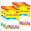 Owl-Stars! Terrific Name Tag-Labels, 36 Per Pack, 6 Packs