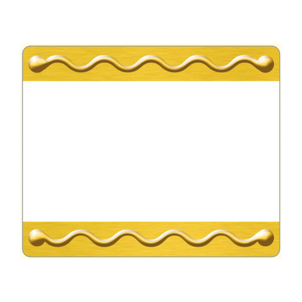 I ♥ Metal Embossed Terrific Labels Variety Pack, 36 Per Pack, 6 Packs