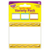 I ♥ Metal Embossed Terrific Labels Variety Pack, 36 Per Pack, 6 Packs