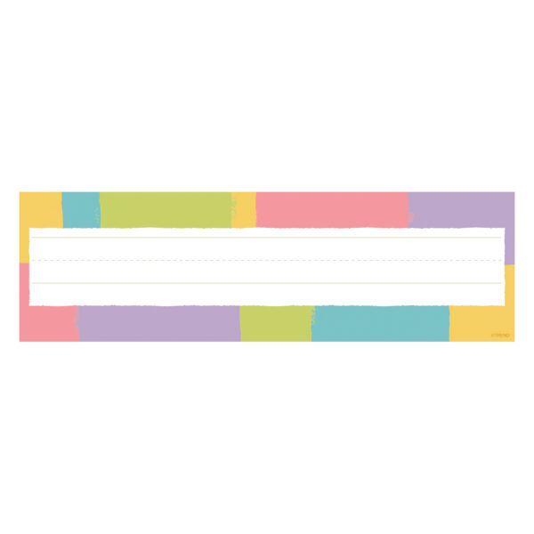ERST-69048-6_3.jpg Cheerful Stripes Desk Toppers Name Plates, 36 Per Pack, 6 Packs