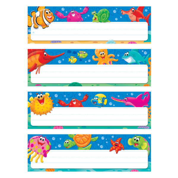 ERST-69948-6_1-1.jpg Sea Buddies Desk Toppers Name Plates Variety Pack, 32 Per Pack, 6 Packs