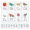 ERST-721.jpg Photo Alphabet Cards Zaner-Bloser Manuscript Bulletin Board Set
