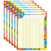 Praise Words 'n Stars Incentive Chart, 17" x 22", Pack of 6