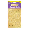 Congratulations (Gold) Award Seals Stickers, 32 Per Pack, 6 Packs