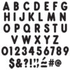 Black 7" Billboard Uppercase Ready Letters, 3 Packs