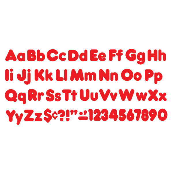 ERST-79902-3_1-1.jpg Red 4-Inch Casual Uppercase-Lowercase Combo Pack Ready Letters, 182 Per Pack, 3 Packs