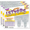ERST-79943-3.jpg Silver Sparkle 4" Casual Combo Ready Letters, 3 Packs