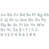 CASUAL Alphabet Combo Vector Silver Sparkle 4" Casual Combo Ready Letters