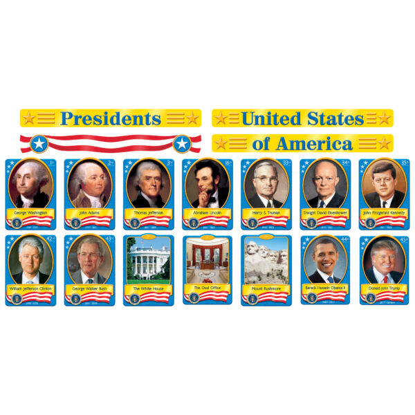 ERST-8065_1.jpg U.S. Presidents Bulletin Board Set