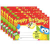 Happy Birthday Owl-Stars! Recognition Awards, 30 Per Pack, 6 Packs