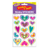 Artsy Heartsy-Cherry Mixed Shapes Stinky Stickers, 60 Per Pack, 6 Packs