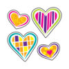 Artsy Heartsy-Cherry Mixed Shapes Stinky Stickers, 60 Per Pack, 6 Packs