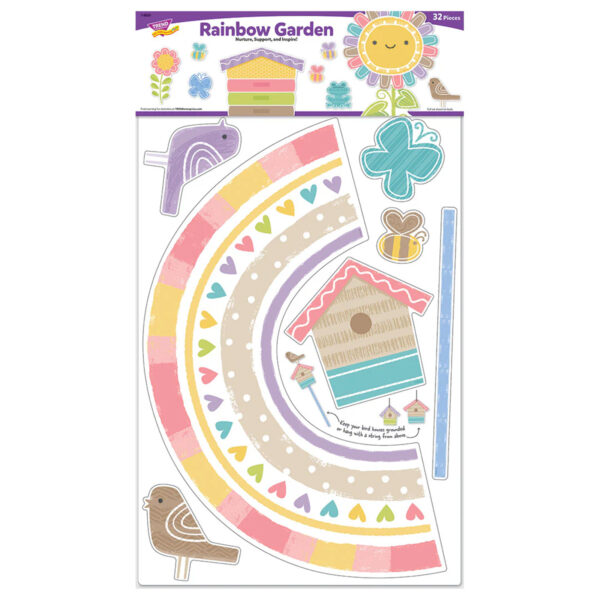 Rainbow Garden Bulletin Board Set