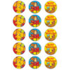 Thanksgiving Time-Pumpkin Stinky Stickers, 60 Per Pack, 6 Packs