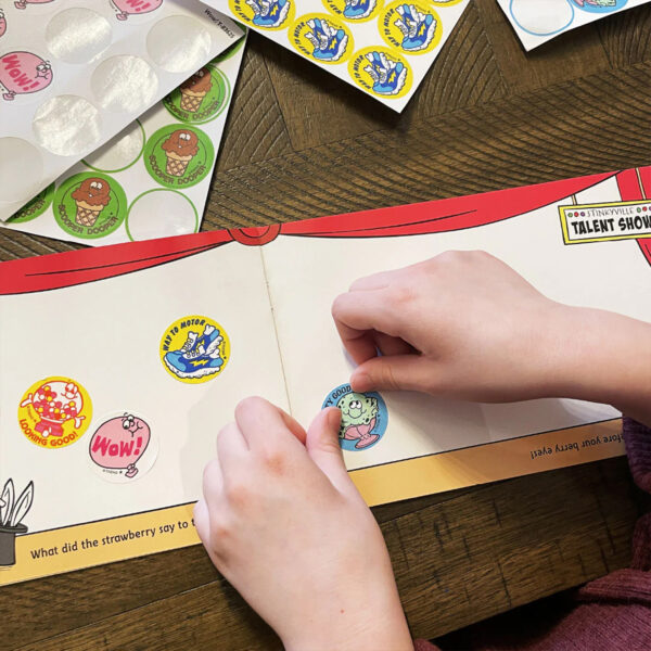 Minty Good!-Mint Ice Cream Scented Stickers, 24 Per Pack, 6 Packs