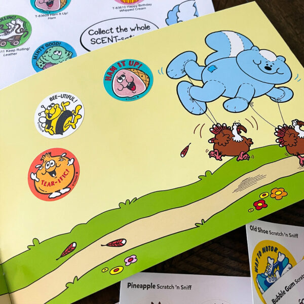 Tear-ific!-Onion Scented Stickers, 24 Per Pack, 6 Packs