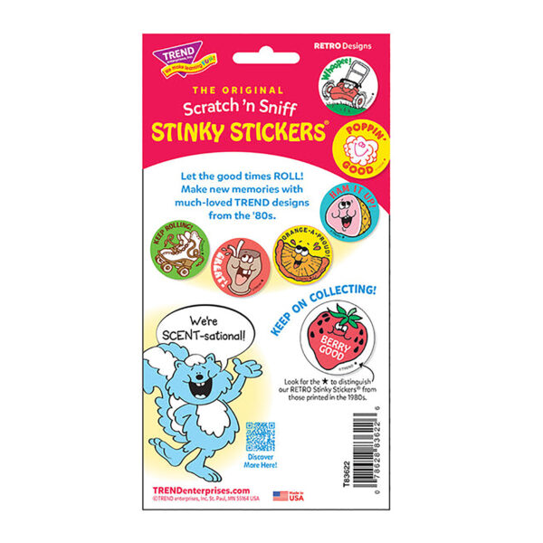 Way to Motor-Old Shoe Scented Stickers, 24 Per Pack, 6 Packs