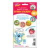 Wow!-Bubble Gum Scented Stickers, 24 Per Pack, 6 Packs