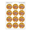Great Catch-Pigskin Scent Retro Scratch 'n Sniff Stinky Stickers, 24 Per Pack, 6 Packs