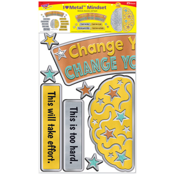 ERST-8427_1.jpg I ♥ Metal Mindset Bulletin Board Set