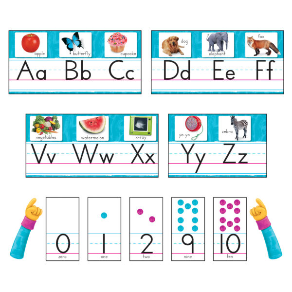 ERST-8431-2_1.jpg Color Harmony Photo Alphabet Bulletin Board Set, 2 Sets