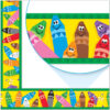 Colorful Crayons Bolder Borders, 35.75' Per Pack, 6 Packs
