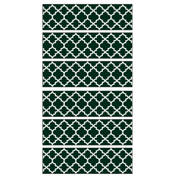 Moroccan Black Bolder Borders, 35.75' Per Pack, 6 Packs