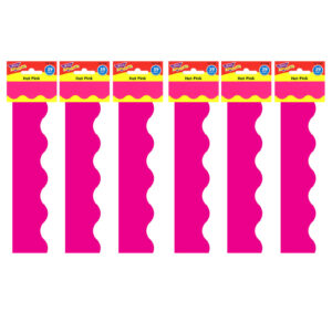 Hot Pink Terrific Trimmers, 39 Feet Per Pack, 6 Packs