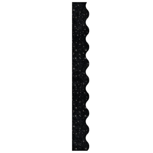 Black Sparkle Terrific Trimmers, 32.5' Per Pack, 6 Packs