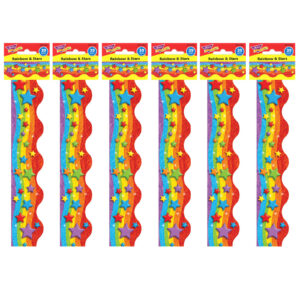 Rainbow , 39 Feet Per Pack, 6 Packs