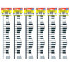 Musical Keyboard Terrific Trimmers, 39 Feet Per Pack, 6 Packs