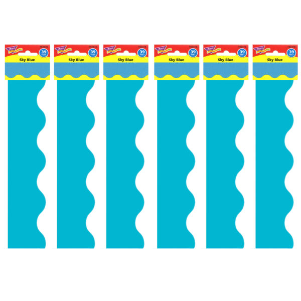 Sky Blue Terrific Trimmers, 39 Feet Per Pack, 6 Packs