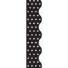 Polka Dots Black Terrific Trimmers, 39 Feet Per Pack, 6 Packs