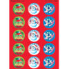 Christmas-Peppermint Stinky Stickers, 60 Per Pack, 6 Packs