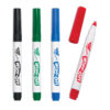 4-Pack Standard Colors Wipe-Off Markers, 3 Packs