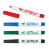 4-Pack Standard Colors Wipe-Off Markers, 3 Packs