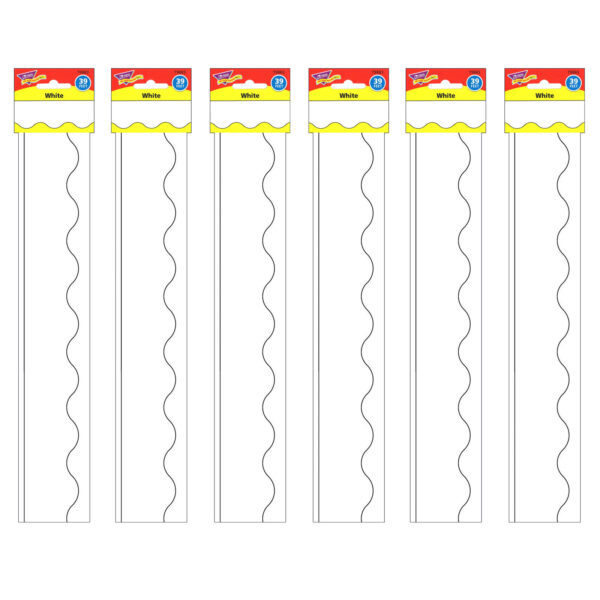 White Terrific Trimmers, 39 Feet Per Pack, 6 Packs