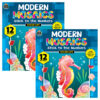 Ocean Life Modern Mosaics Stick to the Numbers Activity Book, Pack of 2