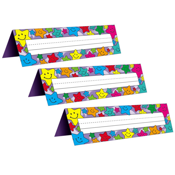 ERSTCR1941-3.jpg Happy Stars Tented Name Plates, 36 Per Pack, 3 Packs