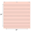 Blush 7 Pocket Chart, 28" x 28"
