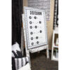 Black Painted Dots on White 7 Pocket Chart, 28" x 28"