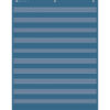 Slate Blue 10 Pocket Chart, 34" x 44"